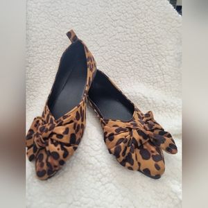 Shein leopard flats